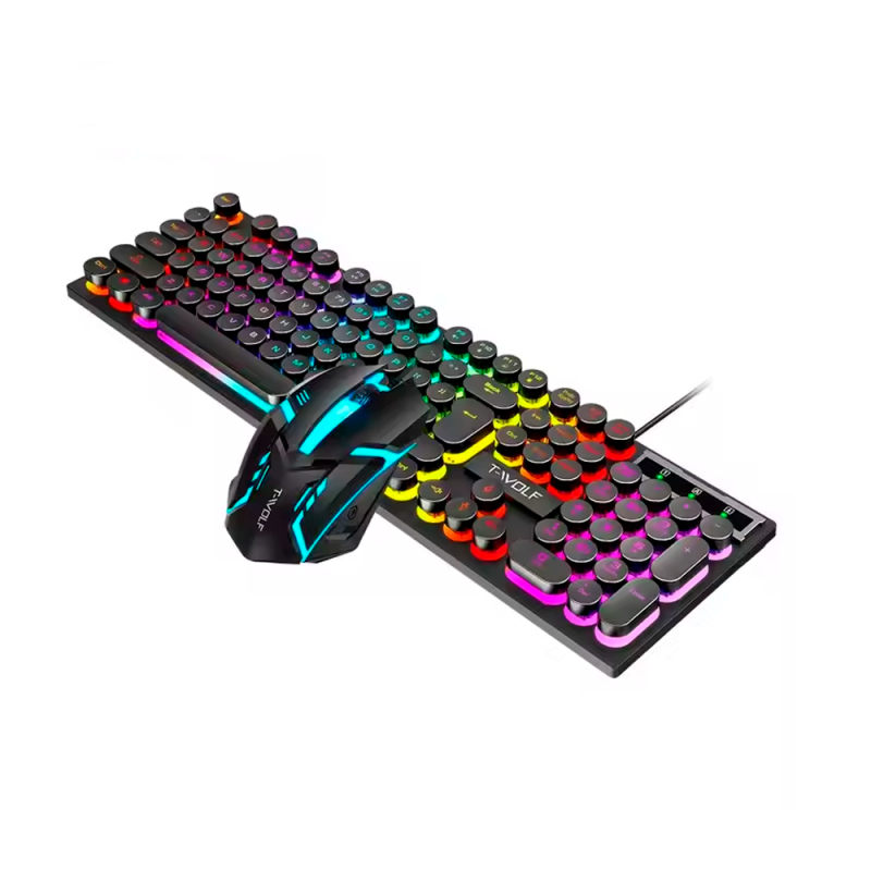 T-WOLF TF270 Набор проводной игровой клавиатуры и мыши