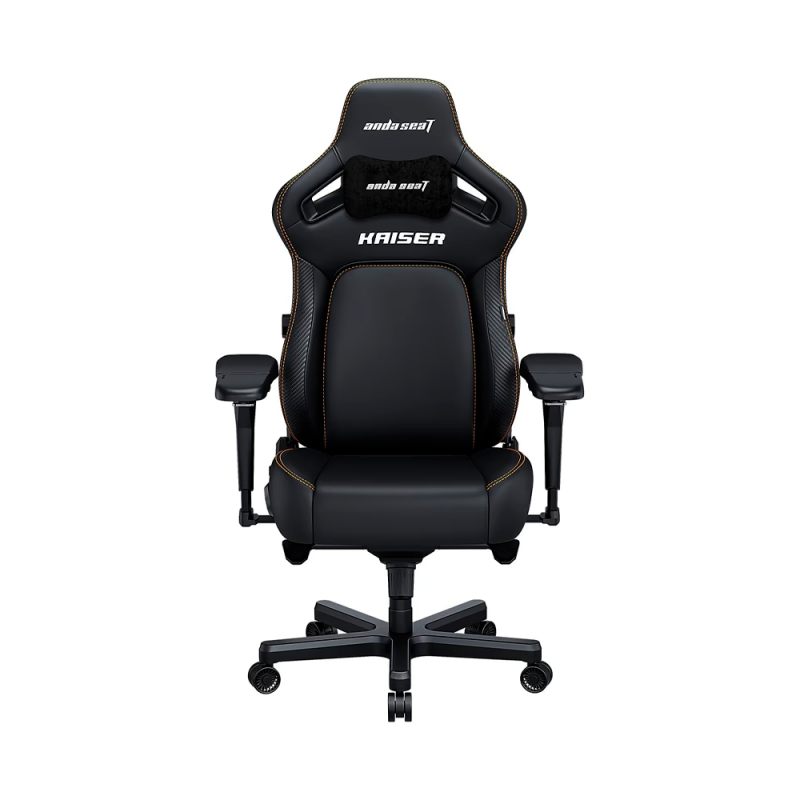 Кресло ANDASEAT KAISER 4 XL UP TO 180KG/LEATHER/ELEGANT BLACK