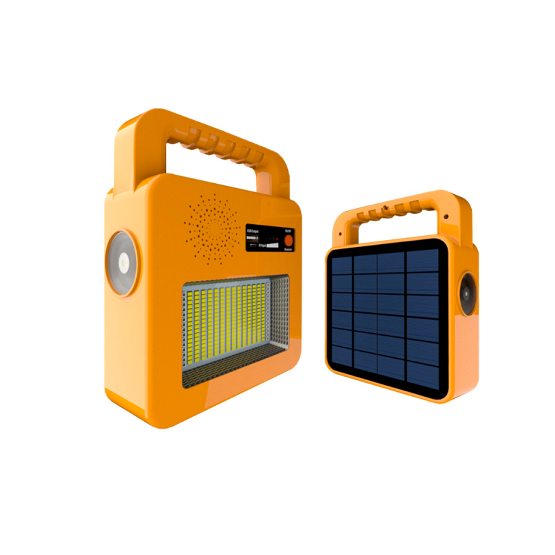 Портативный Bluetooth-динамик на солнечной батарее + ​​лампа