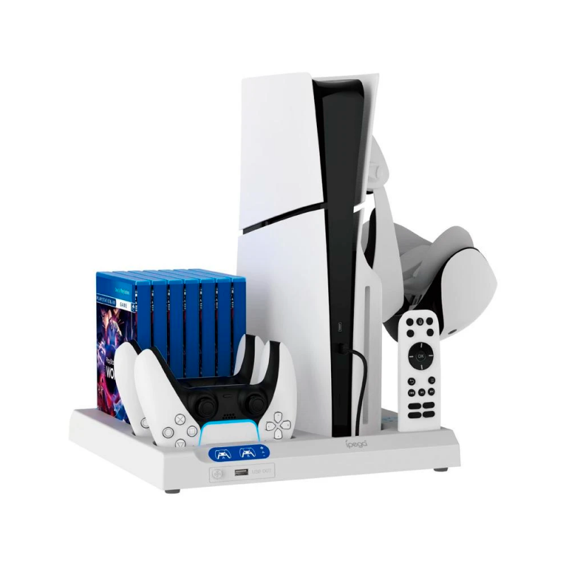 Ipega PG-P5S028 PS5/PS5 Тонкая охлаждающая станция с зарядным устройством DualSense