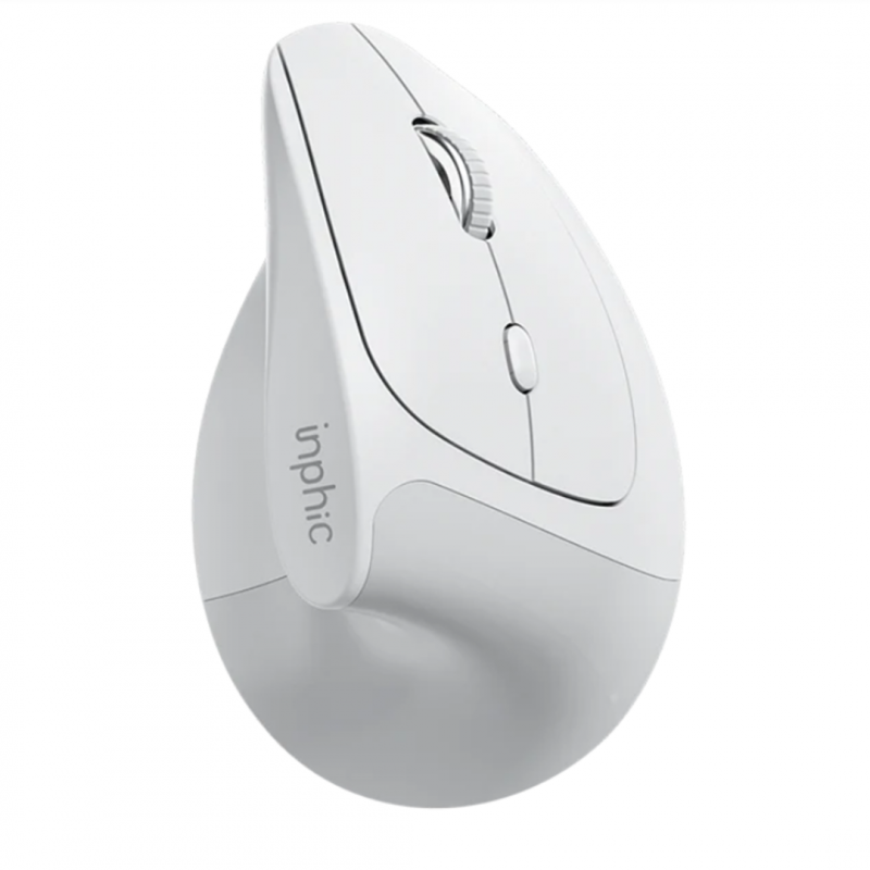 Мышь беспроводная inphic X9 Silent white 2.4G Wireless Vertical Mouse