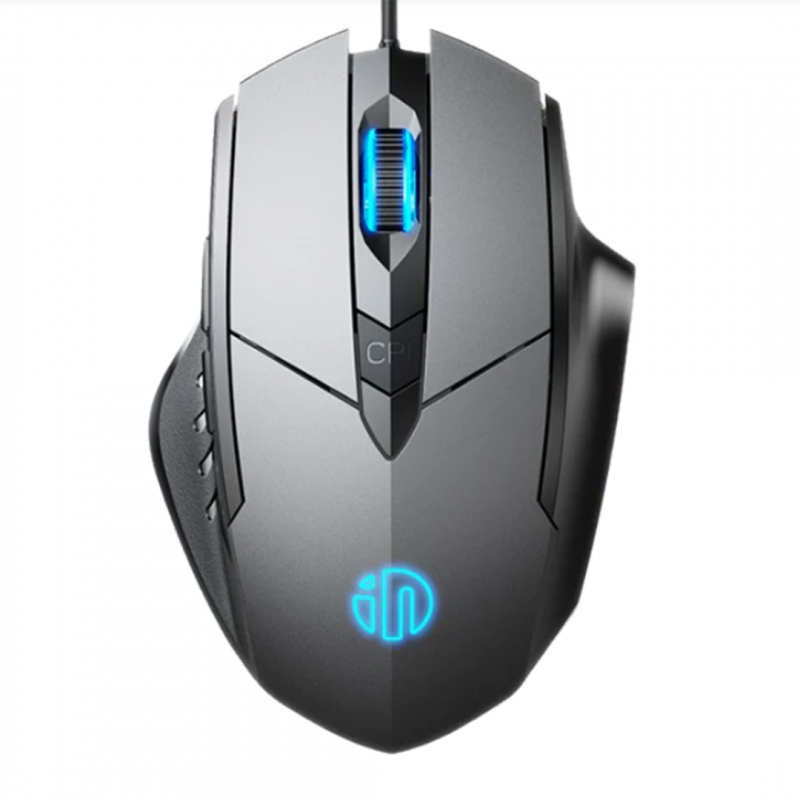 Мышь беспроводная Inphic W1 Gray Wired Gaming Mouse Silent