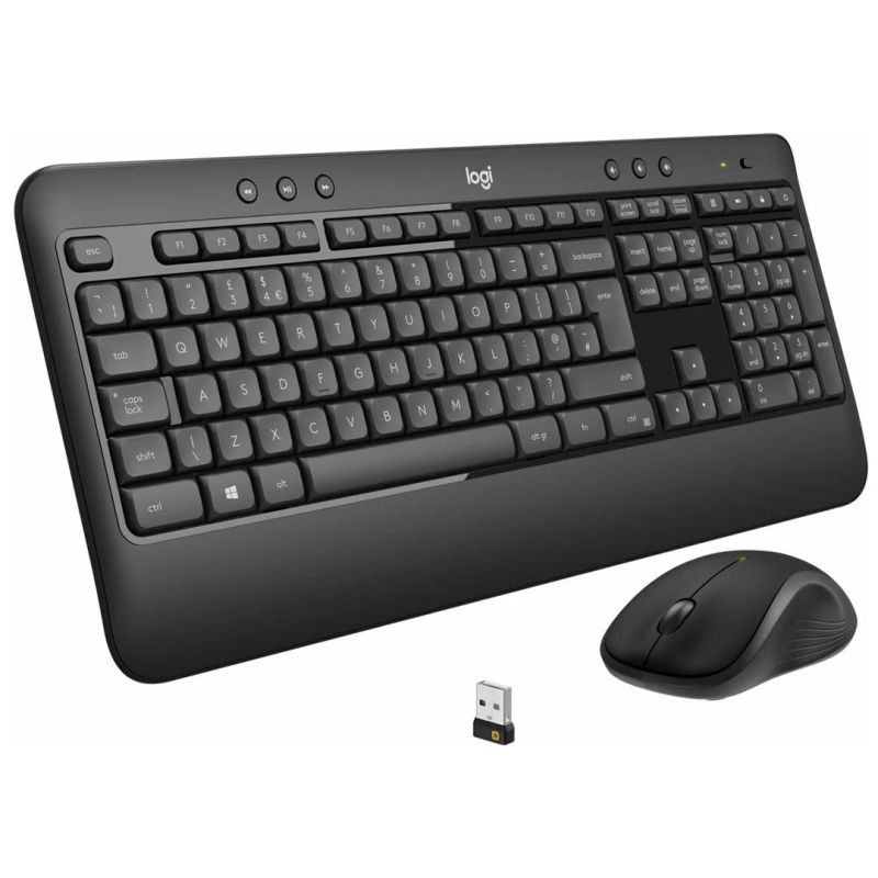 Беспроводной комплект (клавиатура + мышь) Logitech MK540 Wireless Desktop (Раскладка: ENG/RUS, Цвет: Black)