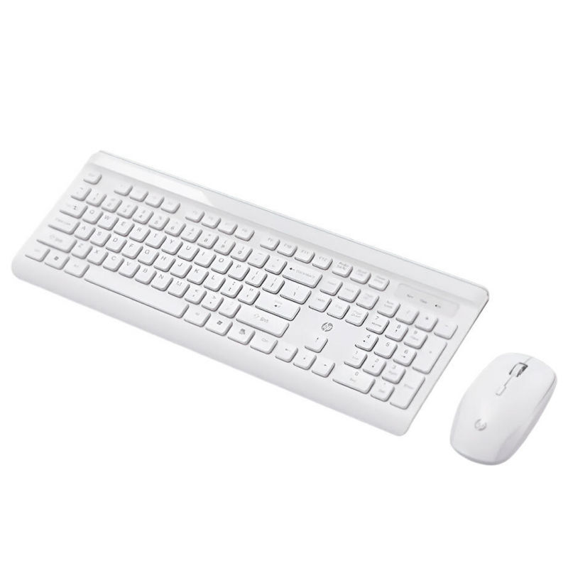 Беспроводная клавиатура + мышь HP CS500/white