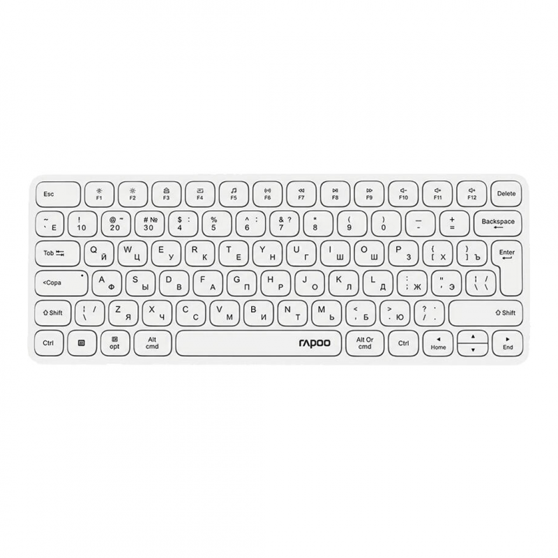 Беспроводная мультирежимная клавиатура Rapoo E9050L (White)