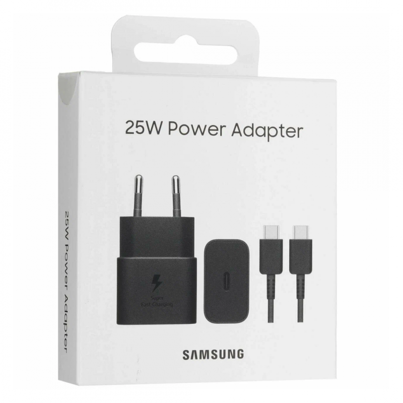 Зарядное устройство Samsung 25w с кабелем black