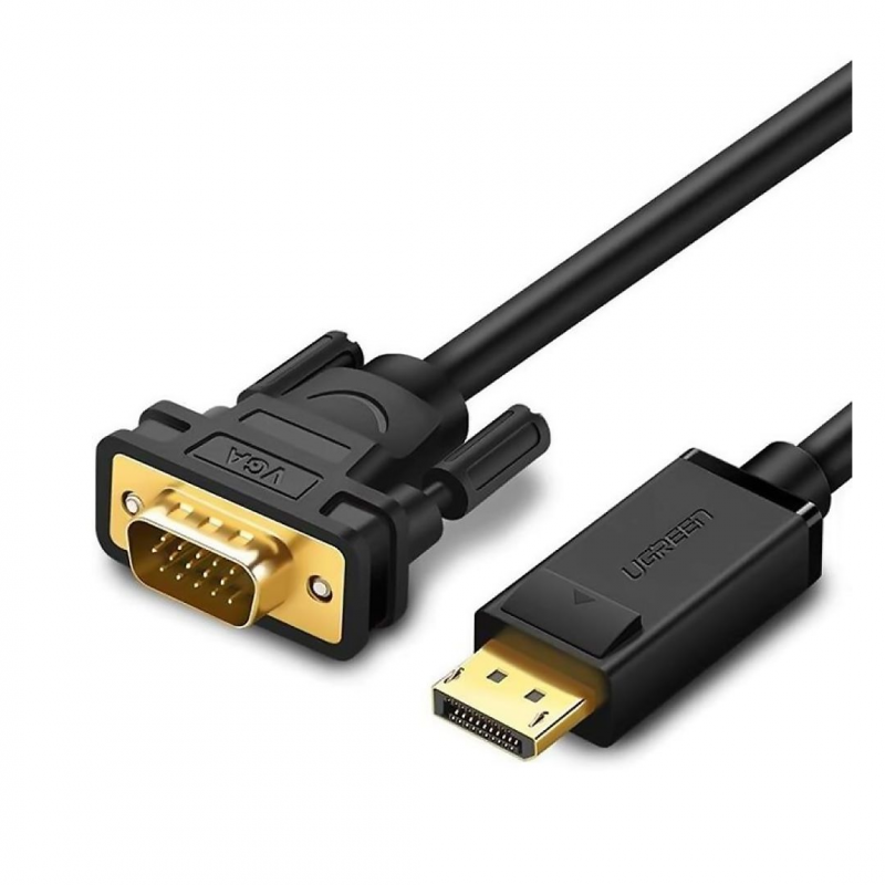 Кабель DisplayPort на VGA Ugreen DP105 FULL HD /1.5metr