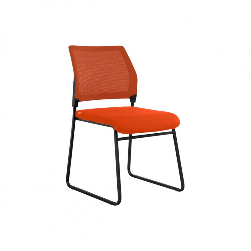 Кресло  NOEL VICO MESH+FABRIC ORANGE