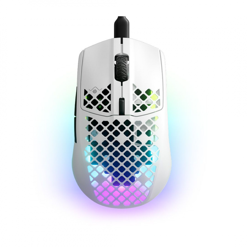 Мышь проводная SteelSeries Aerox 3 Snow Ultra