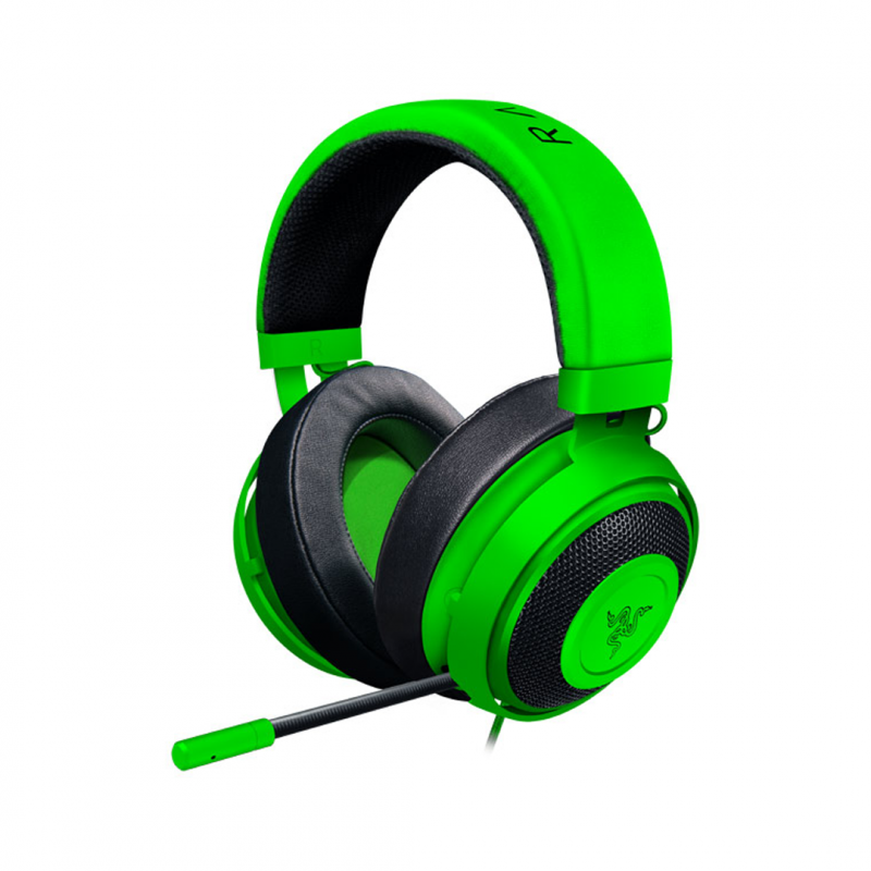 Игровые наушники с микрофоном Razer Kraken, Зеленый