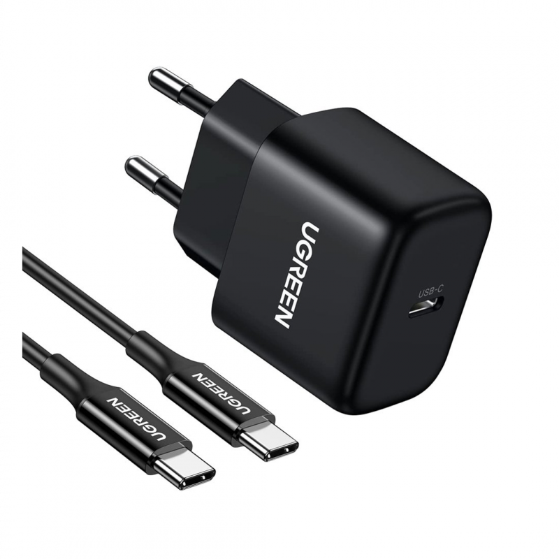 Зарядное устройство UGREEN CD250 (Мощность 25W / Черный цвет)
