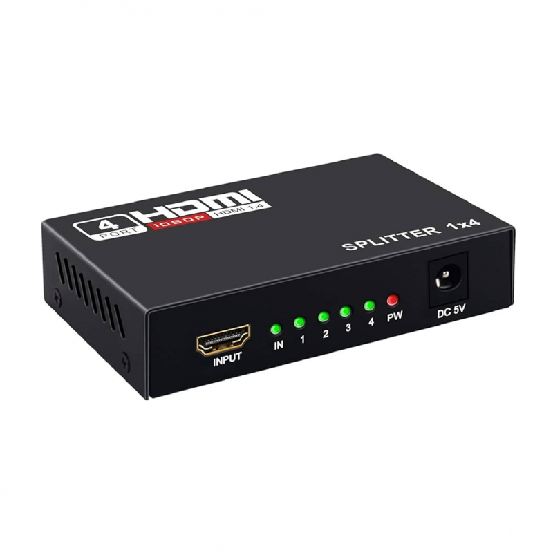 HDMI сплиттер HDTV 1×4, 4 порта, Full HD / 4K
