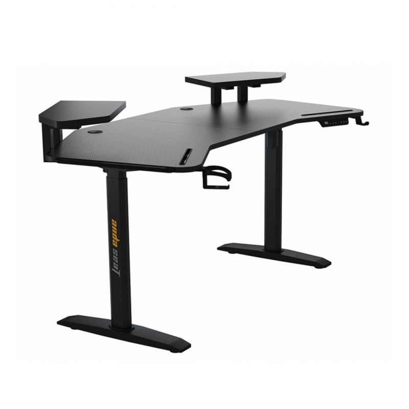 Игровой стол AndaSeat Shadow Warrior (AD-D-SW-160-B-BK-E), 160 см, с электрорегулировкой высоты, черный