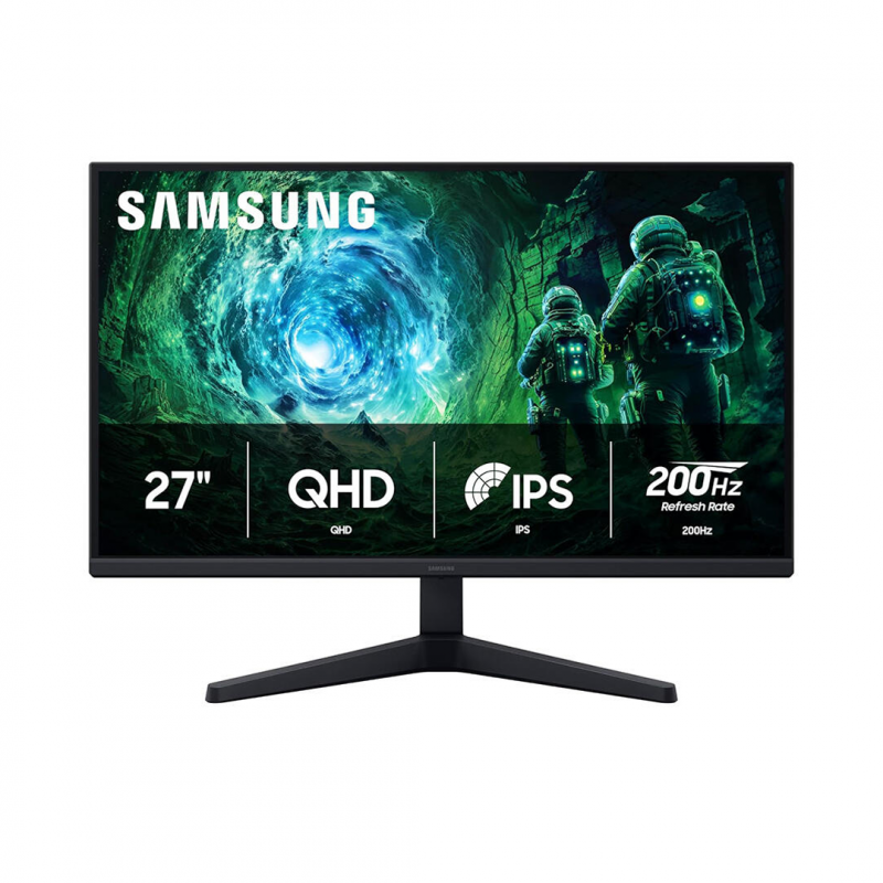 Игровой монитор Samsung Odyssey G5 G53F 27\" QHD IPS / 2560×1440 / 200Hz / 1ms / HDMI / DisplayPort / Black (LS27FG532EMXUE)
