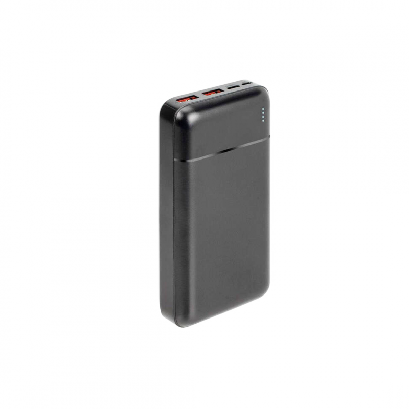 Внешний аккумулятор (Power Bank) RIVACASE VA2102, 20 000 мА·ч, 22,5 Вт, 2×USB Type-A + 1×USB Type-C, черный
