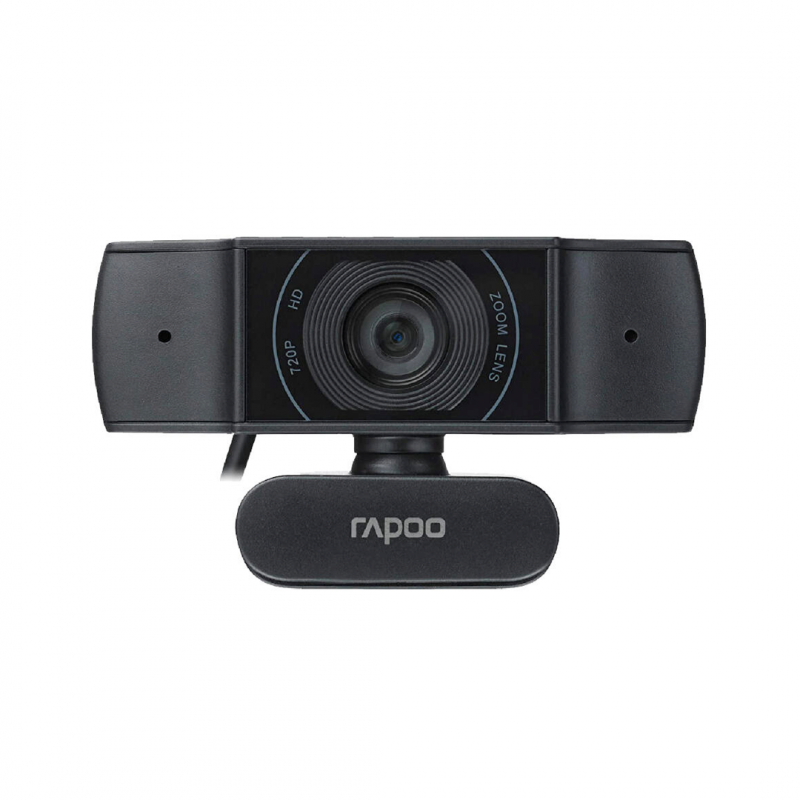 Веб-камера RAPOO C200S, HD 720p, 30 FPS, встроенный микрофон, черная