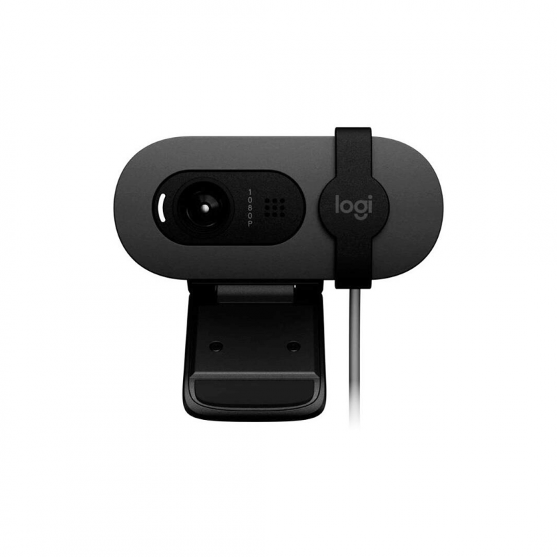Веб-камера Logitech Brio 90 FHD, 2 МП, встроенный микрофон, USB 2.0, черная