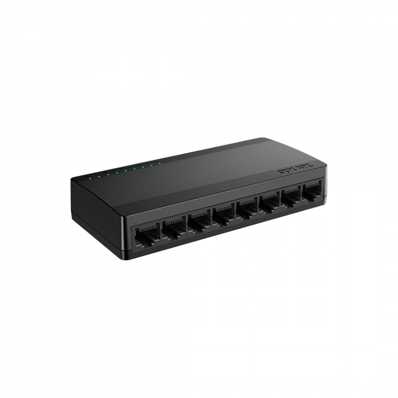 Коммутатор Tenda SG108, 8 портов Gigabit Ethernet 10/100/1000 Мбит/с, неуправляемый