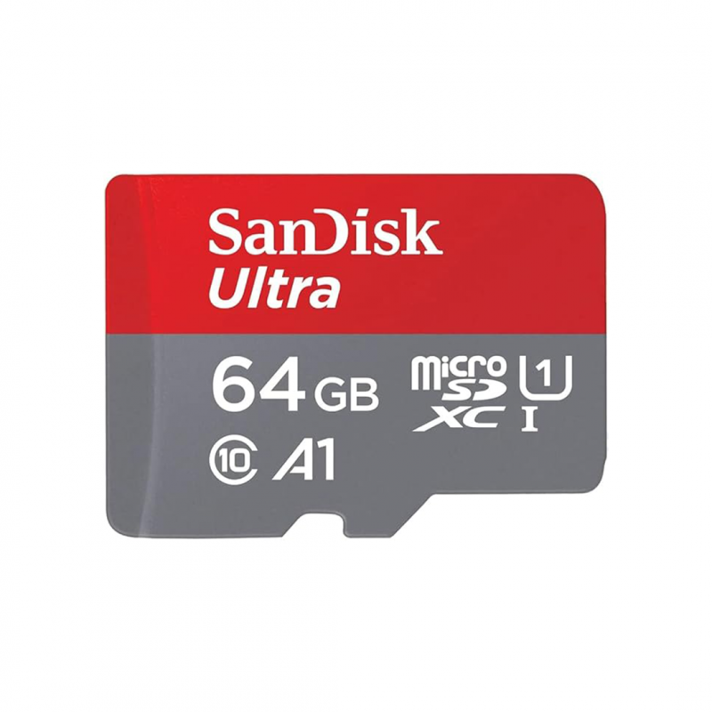 Карта памяти SanDisk Ultra SDXC 64GB Class 10 UHS-I, до 100 МБ/с