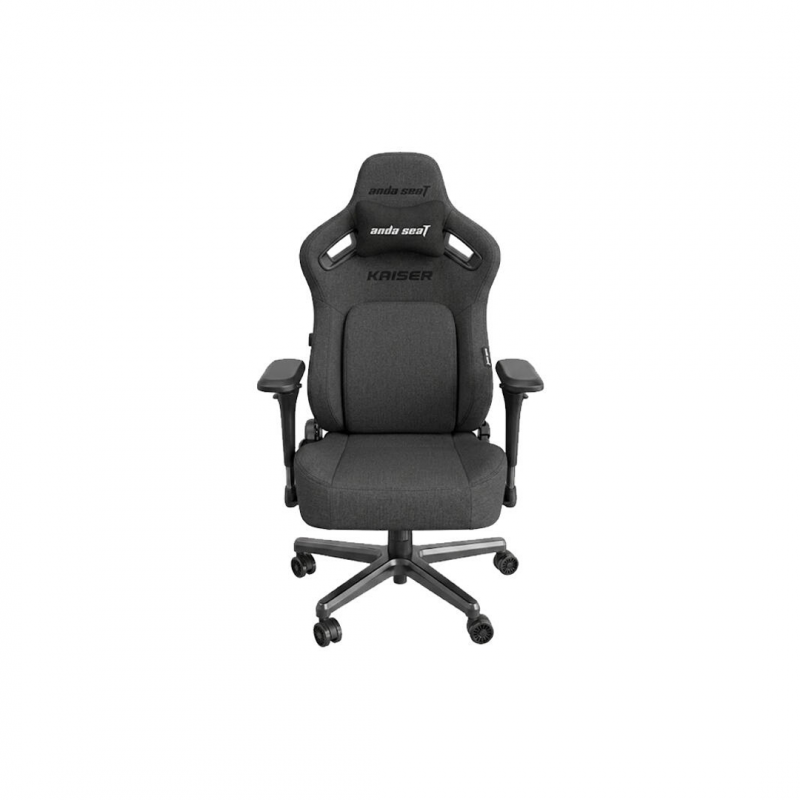 Игровое кресло AndaSeat Kaiser 4 v2 XL, ткань EverSoft™, Dark Gray, до 180 кг (AD12YDDC-XLL-20-GB-CF-03)