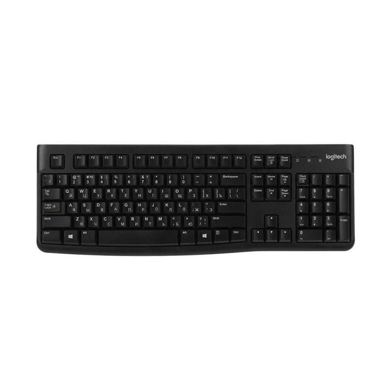Проводная клавиатура Logitech K120 USB, черная