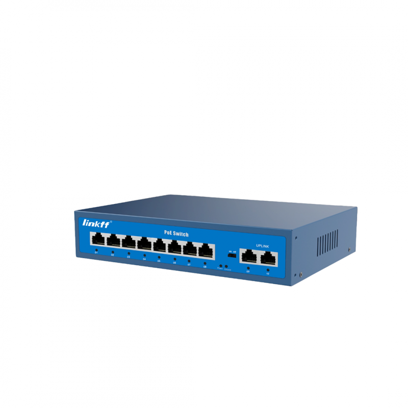 Свитч PoE Linkff FF-B82A, 8 PoE-портов, 10/100 Мбит/с