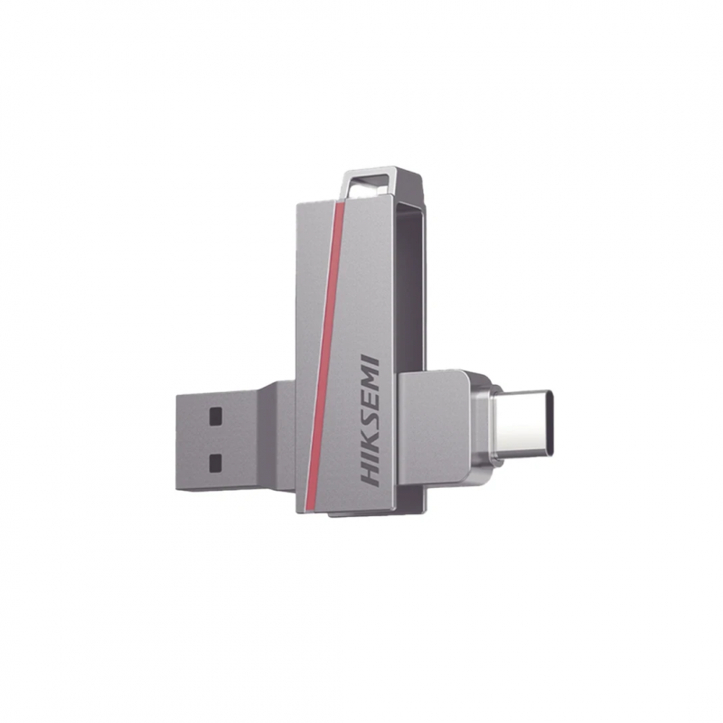 USB-флеш-накопитель HIKSEMI E307C 128GB USB 3.2 Type-C Metal Gray