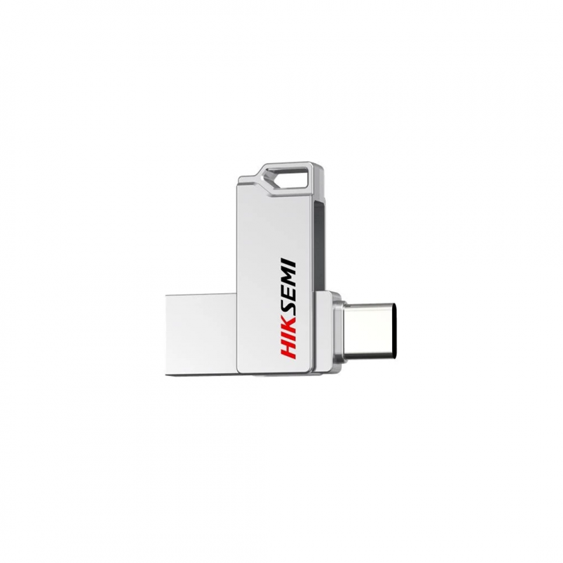 USB-флеш-накопитель HIKSEMI E327C 128GB USB 3.2 Type-C Metal Silver
