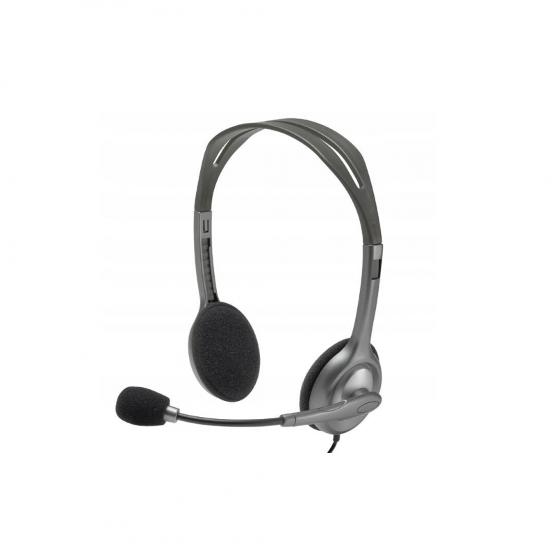 Наушники с микрофоном Logitech H110 Black (981-000472)