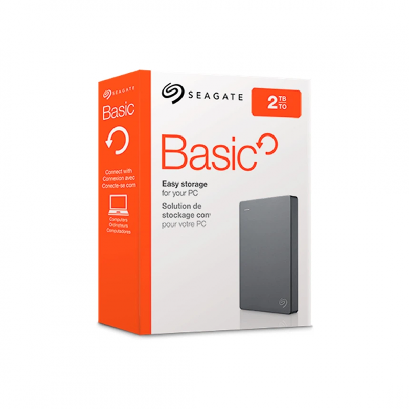 Внешний жесткий диск 2.5\" 2TB Seagate Basic Black (STJL2000400), USB 3.0