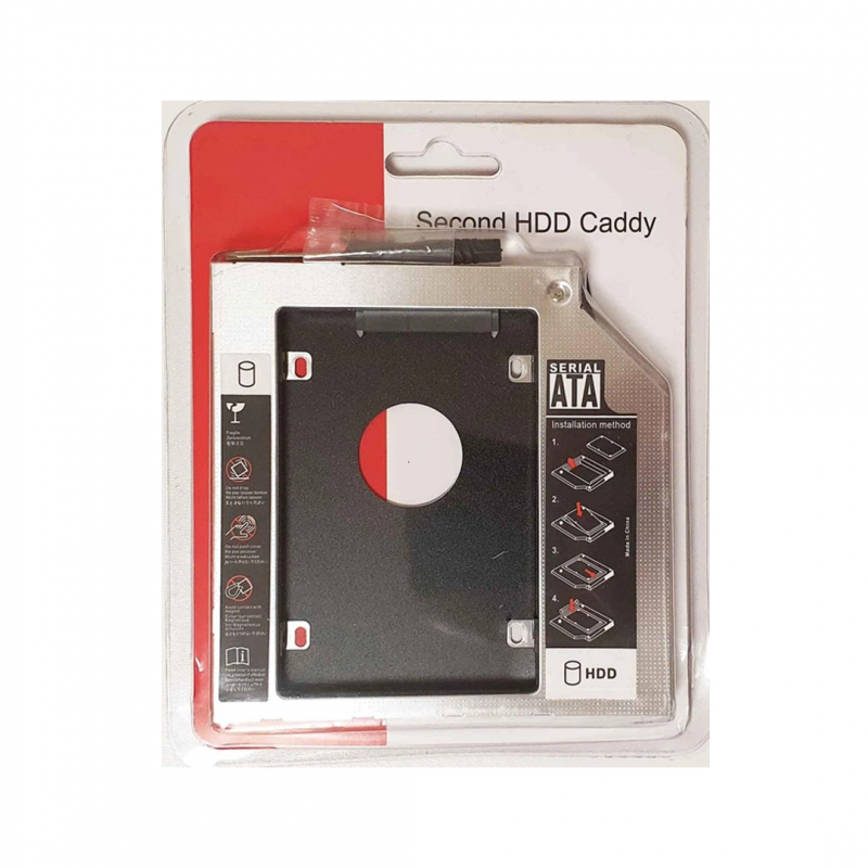 Адаптер-переходник (салазки) Espada ODD to HDD 2.5\" SATA 9.5 мм Slim