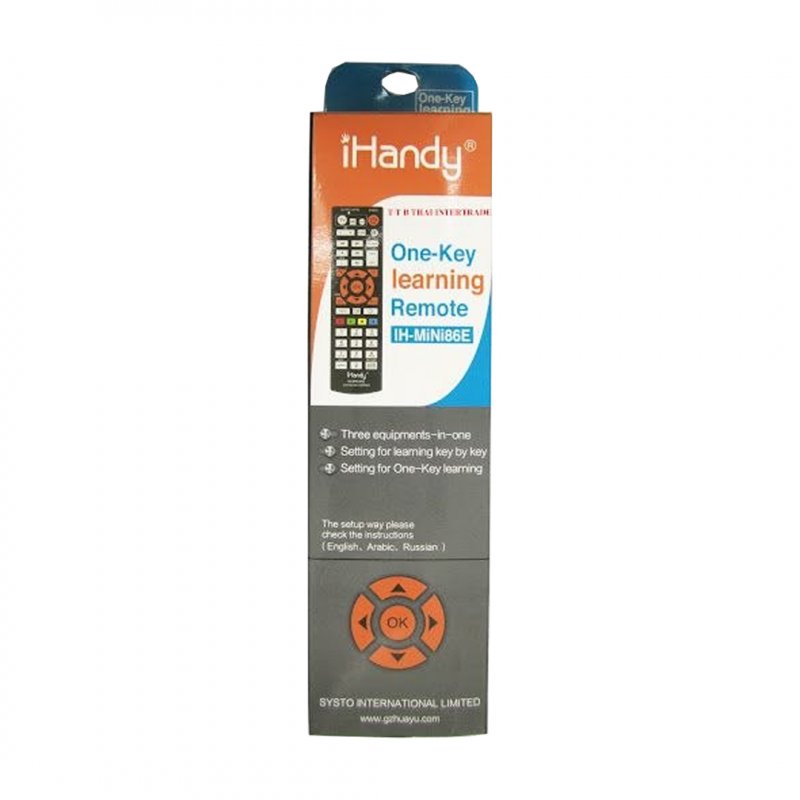 Универсальный пульт iHandy IH-Mini86ES, обучаемый, 3-в-1