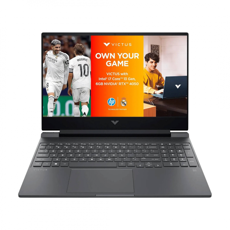 Ноутбук HP Victus 15-FA2104TX, Intel Core i7-13620H, 16GB RAM, 512GB SSD, GeForce RTX 4050 8GB, 15.6\" FHD 144Hz, Mica Silver (25VQPA#ACJ)