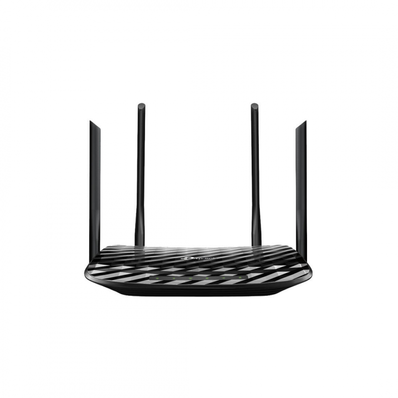 Wi-Fi роутер TP-Link Archer C6 AC1200, 1×WAN, 4×LAN Gigabit, 4 антенны, 2.4/5 ГГц, Black (NETTAC6)