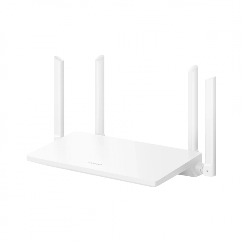 Wi-Fi роутер HUAWEI WS7001 Wi-Fi 6, 1×WAN, 3×LAN Gigabit, 4 антенны, 2.4/5 ГГц, White (NETWS7001)