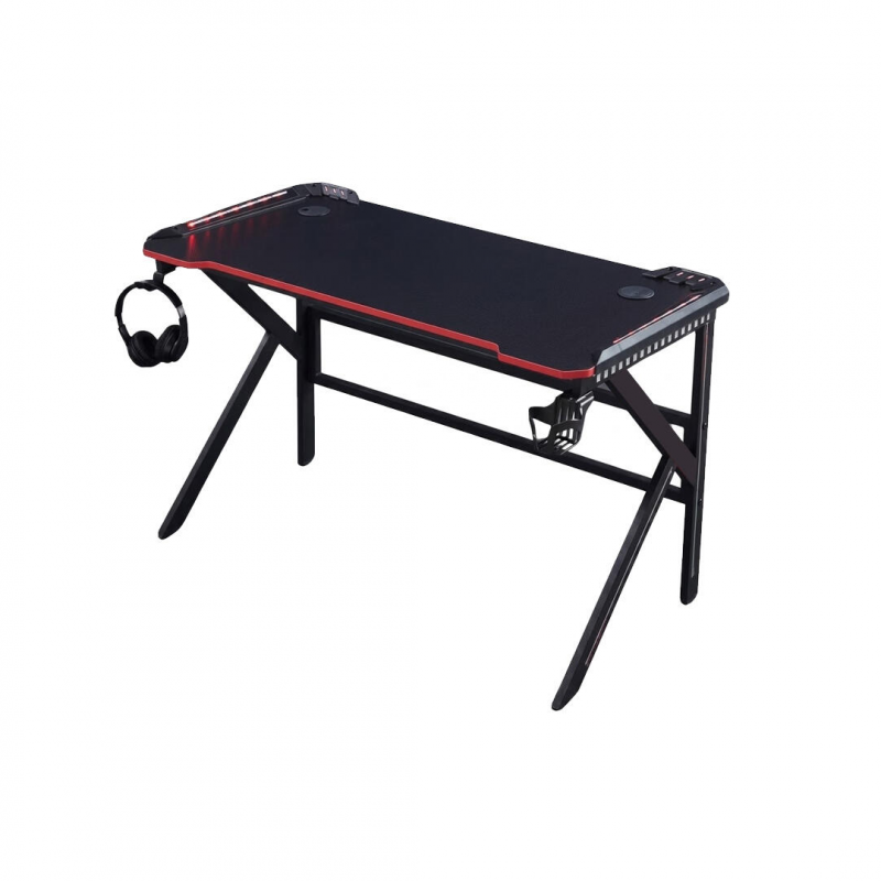 Игровой стол DECHUAN D2105, 140×60×74 см, чёрный, FLAT, RGB