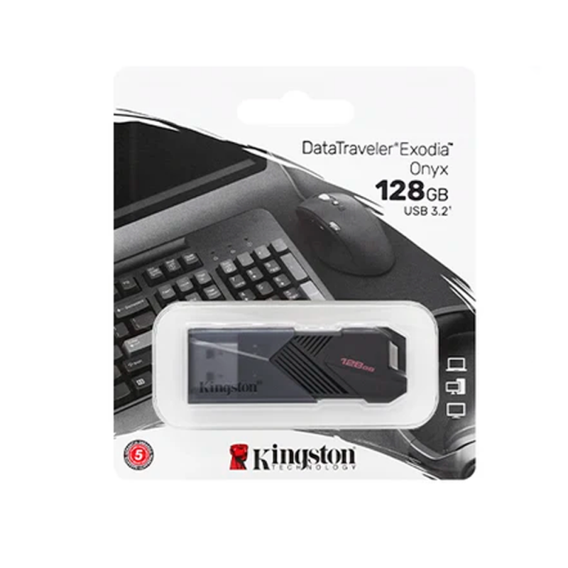 Флешка KINGSTON 128GB  EXODIA ONYX