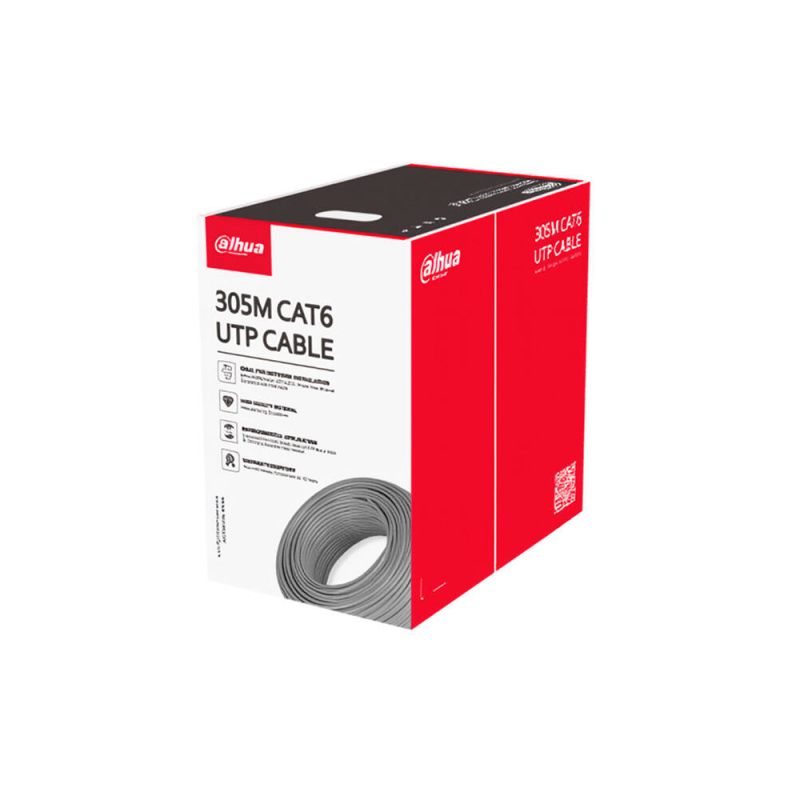 Кабель Dahua UTP Cat.6 23 AWG [0.53 мм] 305М PFM920I-6UN-C [Indoor]