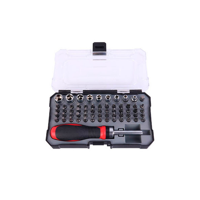 Реверсивная отвертка Ronix с насадками RH-2716