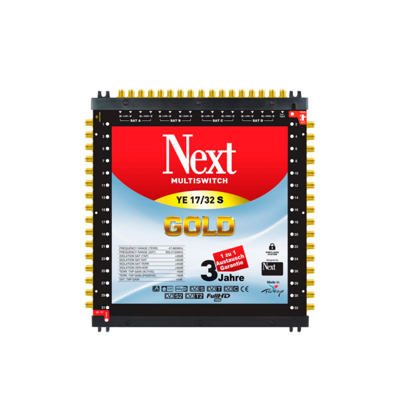 Мультисвитч Next 17/32 для спутниковой антенны