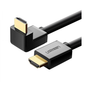 Кабель HDMI UGREEN HD103 4K (Длина 1 метр / C угловым изгибом / Черный цвет)
