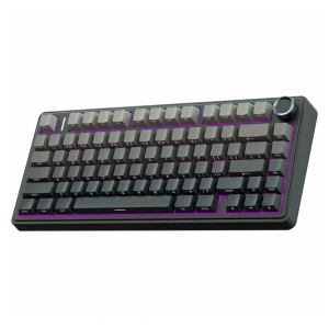 Игровая механическая клавиатура AULA F75 Pro, 75%, беспроводная, RGB, ENG, Black-Gray