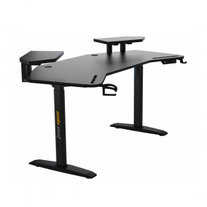 Игровой стол AndaSeat Shadow Warrior (AD-D-SW-160-B-BK-E), 160 см, с электрорегулировкой высоты, черный
