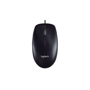 Проводная оптическая мышь Logitech M90, USB, 1000 DPI, черная