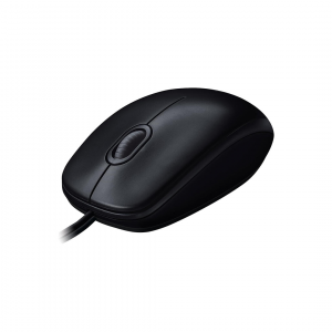 Проводная оптическая мышь Logitech M100, USB, черная