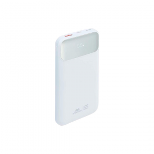 Внешний аккумулятор RIVACASE VA2211 White, 10000 мА·ч (37 Вт·ч), быстрая зарядка 22.5 Вт, USB-A, 2×USB-C