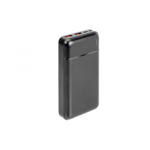 Внешний аккумулятор (Power Bank) RIVACASE VA2102, 20 000 мА·ч, 22,5 Вт, 2×USB Type-A + 1×USB Type-C, черный