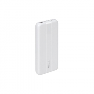 Внешний аккумулятор (Power Bank) RIVACASE VA2041, 10 000 мА·ч, USB-A + USB-C, белый