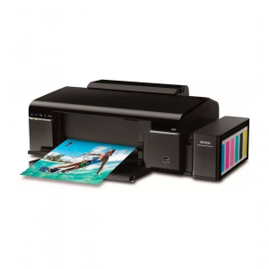 Принтер Epson Stylus L805, струйный фотопринтер A4, 6-цветная печать, Wi-Fi, встроенная СНПЧ (CISS)