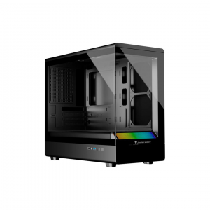 Корпус Jungle Leopard MS-01 Black, ATX, без БП, закалённое стекло